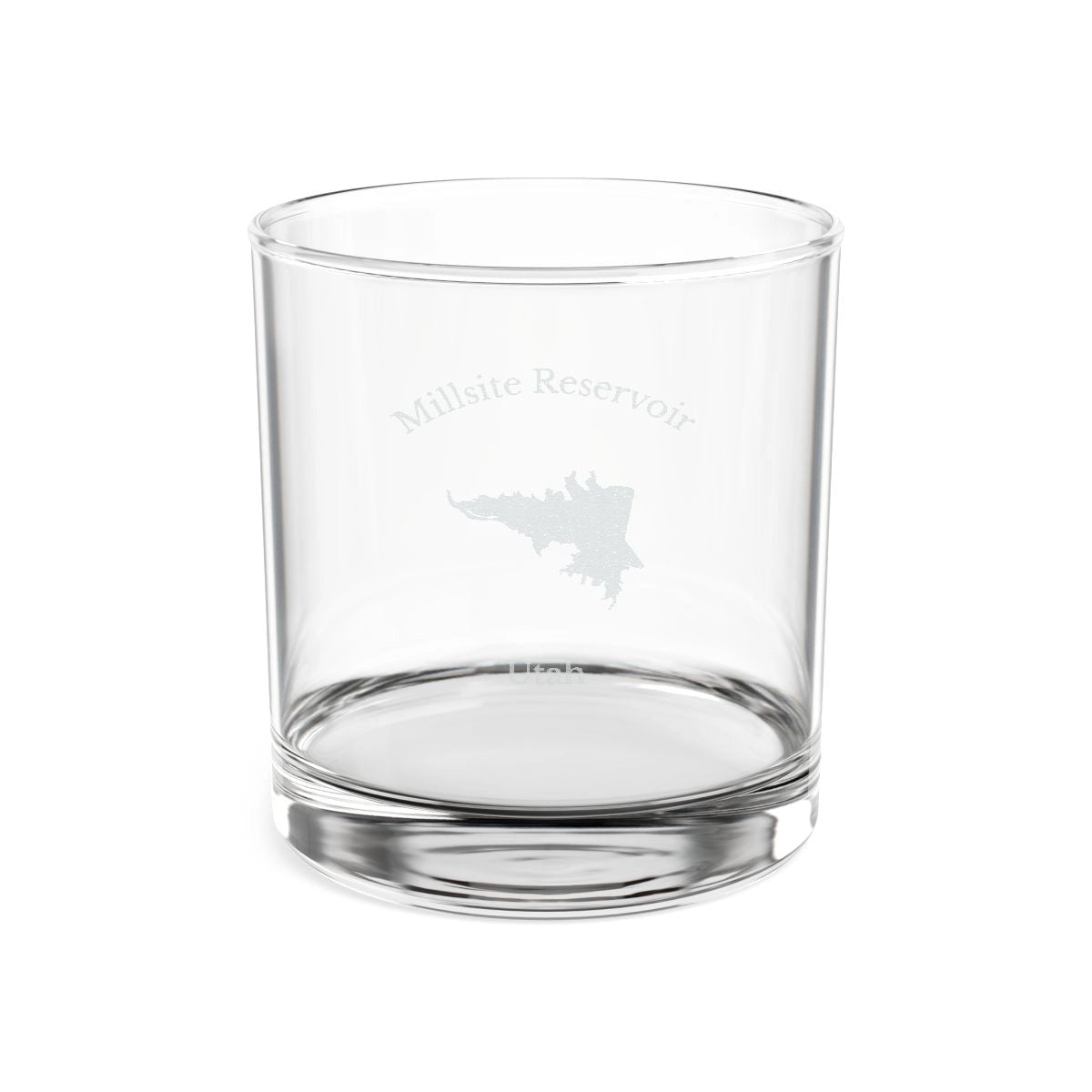 Utah  Millsite  Reservoir  Engraved  Whiskey  Glass  other  position  view  from  front  10.5oz.webp