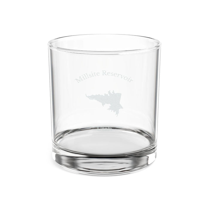Utah  Millsite  Reservoir  Engraved  Whiskey  Glass  other  position  view  from  front  10.5oz.webp