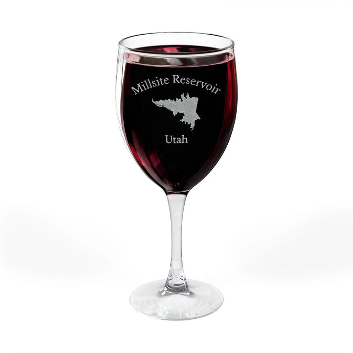 Utah  Millsite  Reservoir  Engraved  Wine  Glass  other  position  view  from  front-full  10.5oz.webp