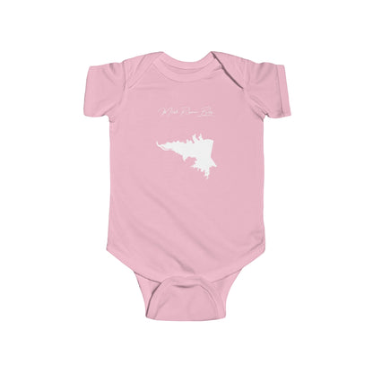 Utah  Millsite  Reservoir  Onesie  front  position  view  from  front  pink.webp