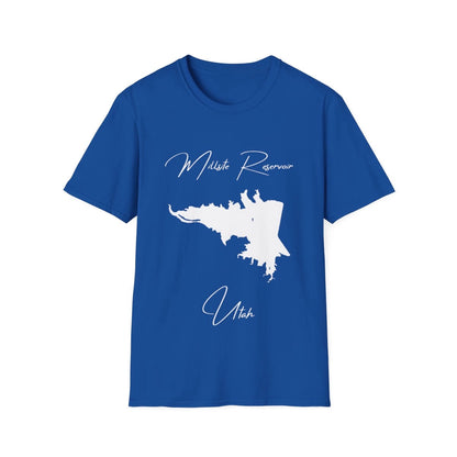 Utah  Millsite  Reservoir  T-shirt  front  position  view  from  front  royal.webp