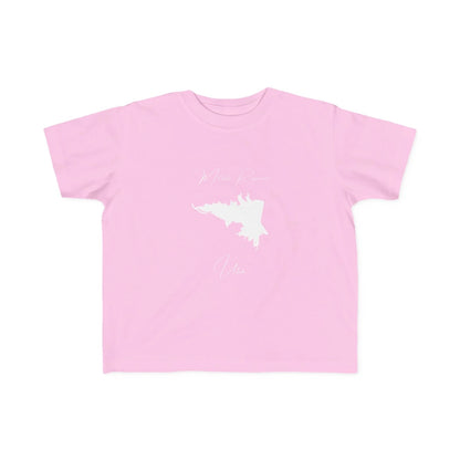 Utah  Millsite  Reservoir  Toddler  T-shirt  front  position  view  from  front  pink.webp