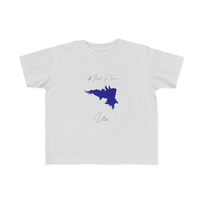 Utah  Millsite  Reservoir  Toddler  T-shirt  front  position  view  from  front  silver.webp
