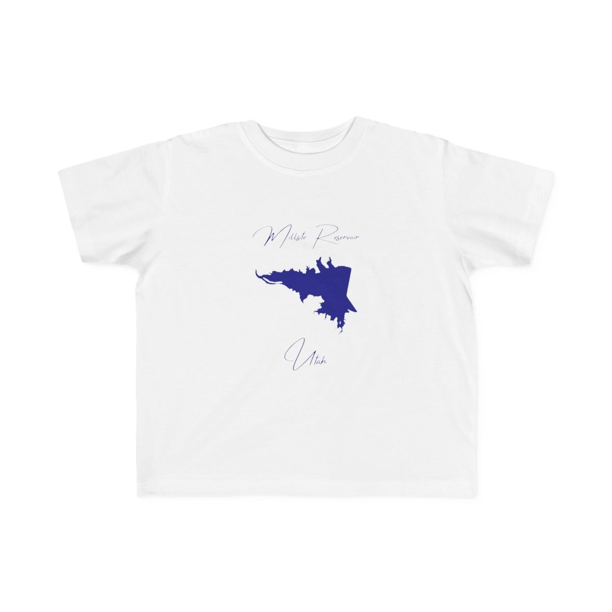Utah  Millsite  Reservoir  Toddler  T-shirt  front  position  view  from  front  white.webp