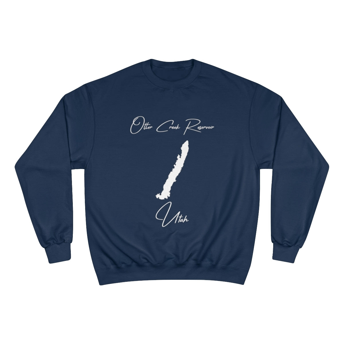 Utah  Otter  Creek  Reservoir  Sweatshirt  front  position  view  from  front  navy.webp