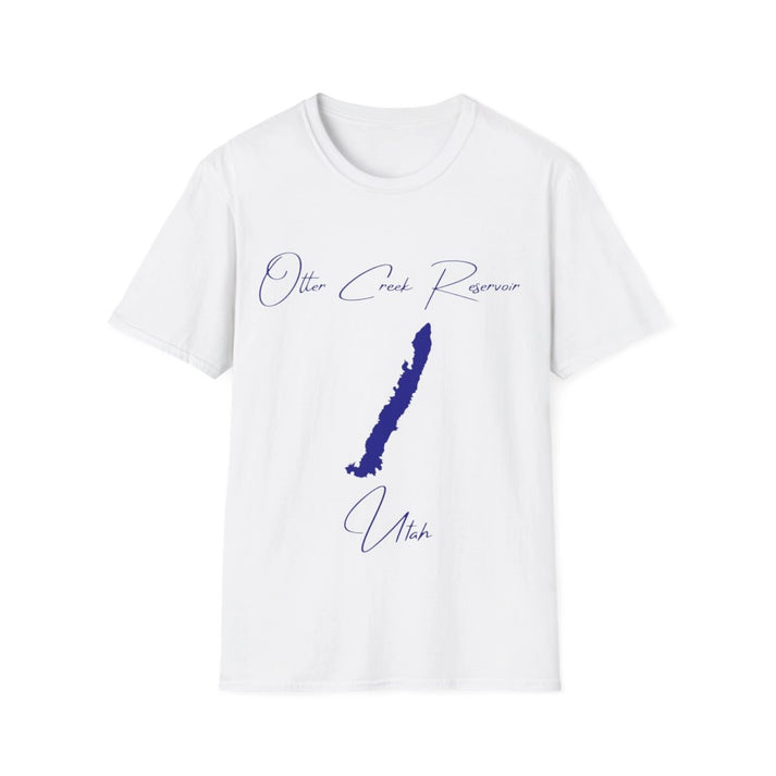 Utah  Otter  Creek  Reservoir  T-shirt  front  position  view  from  front  white.webp