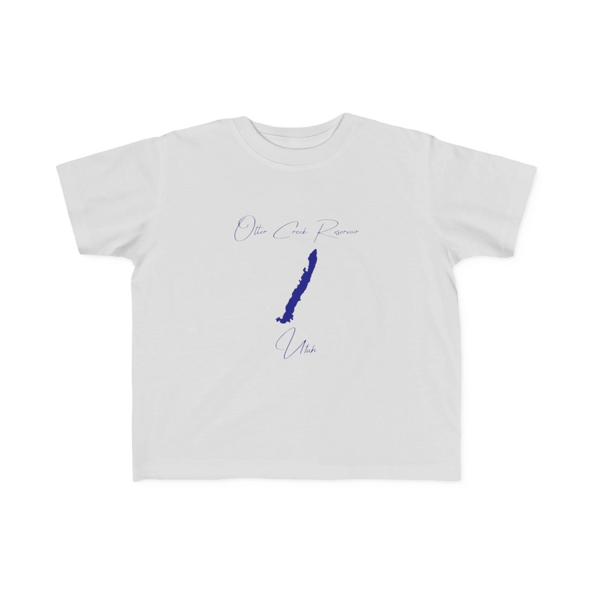 Utah  Otter  Creek  Reservoir  Toddler  T-shirt  front  position  view  from  front  silver.webp