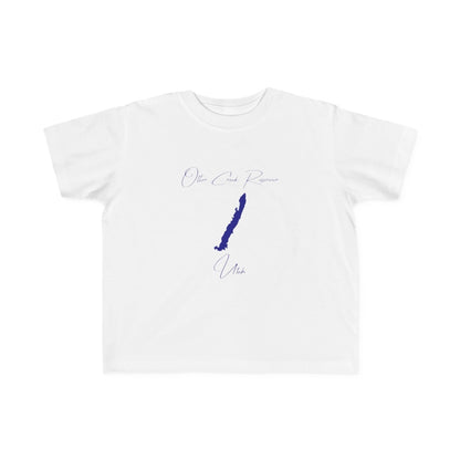 Utah  Otter  Creek  Reservoir  Toddler  T-shirt  front  position  view  from  front  white.webp