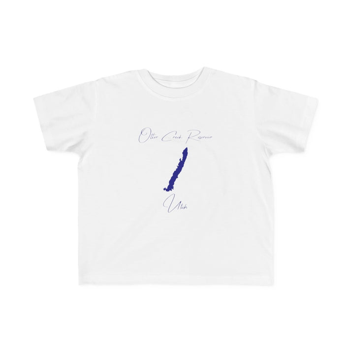 Utah  Otter  Creek  Reservoir  Toddler  T-shirt  front  position  view  from  front  white.webp