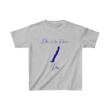 Utah  Otter  Creek  Reservoir  Youth  T-shirt  front  position  view  from  front  sport  grey.webp