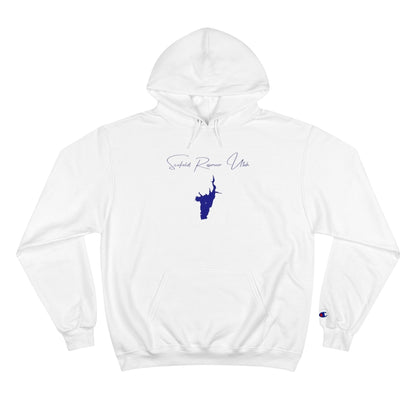 Utah  Scofield  Reservoir  Hoodie  front  position  view  from  front  white.webp
