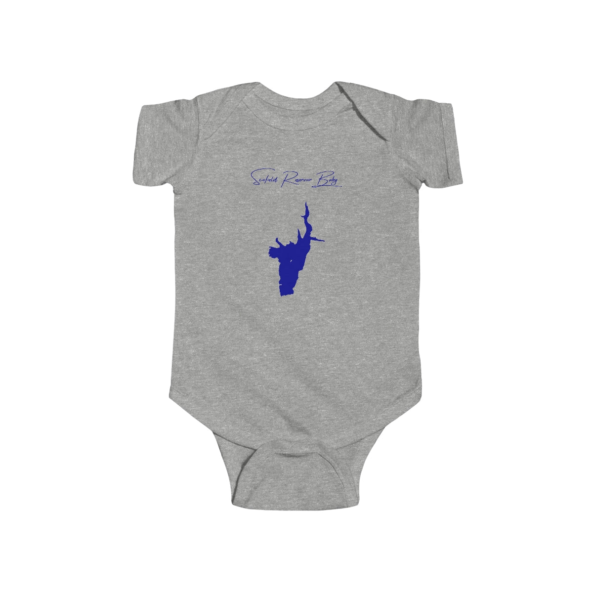 Utah  Scofield  Reservoir  Onesie  front  position  view  from  front  heather.webp