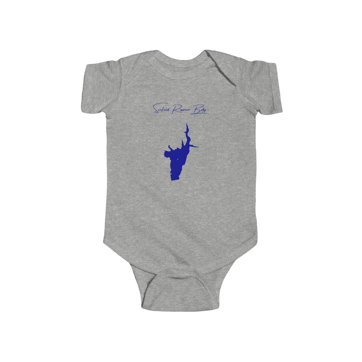 Utah  Scofield  Reservoir  Onesie  front  position  view  from  front  heather.webp