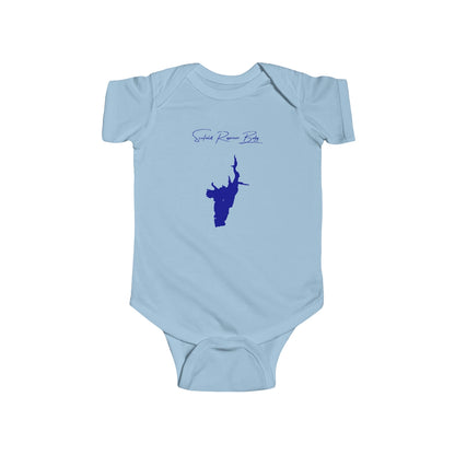 Utah  Scofield  Reservoir  Onesie  front  position  view  from  front  light  blue.webp