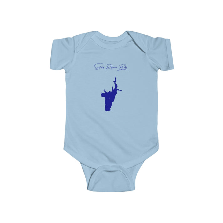 Utah  Scofield  Reservoir  Onesie  front  position  view  from  front  light  blue.webp