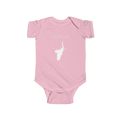 Utah  Scofield  Reservoir  Onesie  front  position  view  from  front  pink.webp