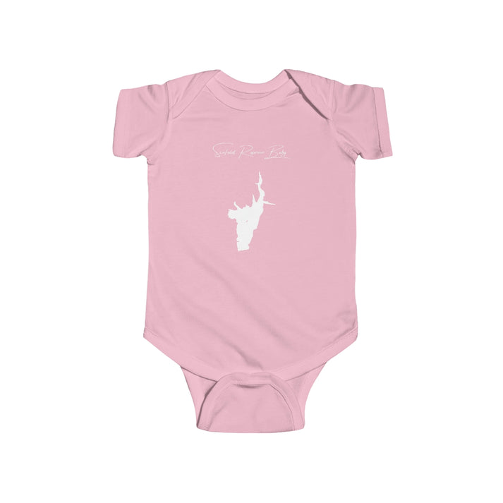Utah  Scofield  Reservoir  Onesie  front  position  view  from  front  pink.webp