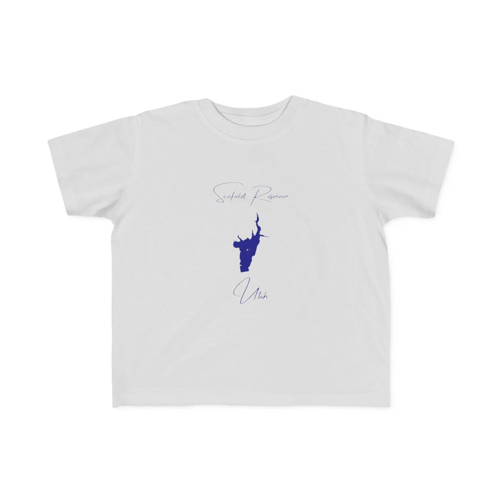 Utah  Scofield  Reservoir  Toddler  T-shirt  front  position  view  from  front  silver.webp