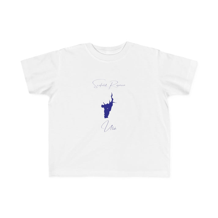 Utah  Scofield  Reservoir  Toddler  T-shirt  front  position  view  from  front  white.webp
