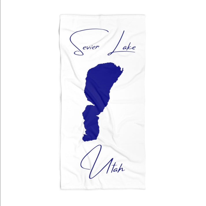 Utah  Sevier  Lake  Beach  Towel  front  position  view  from  front  36  x  72.webp
