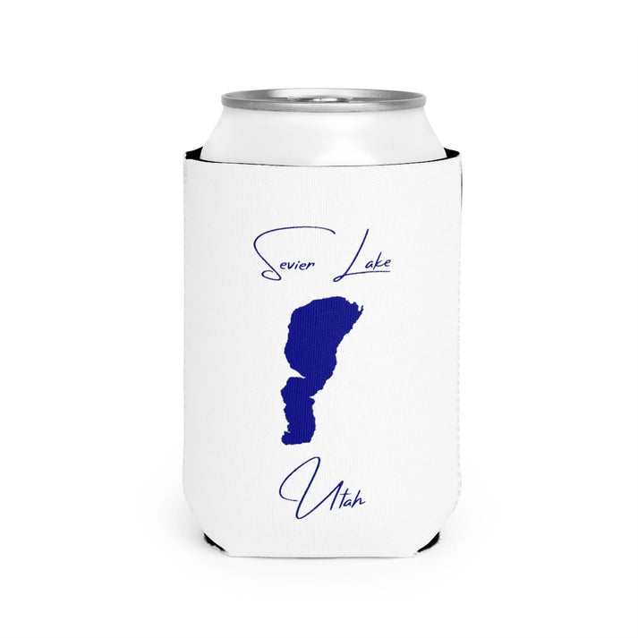 Utah  Sevier  Lake  Can  Koozie  front  position  view  from  front-2  white.webp