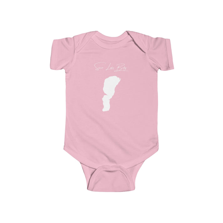 Utah  Sevier  Lake  Onesie  front  position  view  from  front  pink.webp