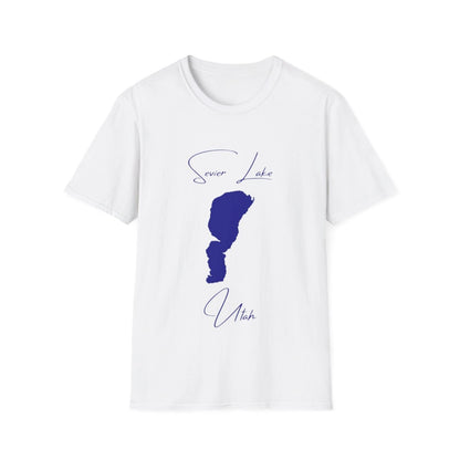 Utah  Sevier  Lake  T-shirt  front  position  view  from  front  white.webp