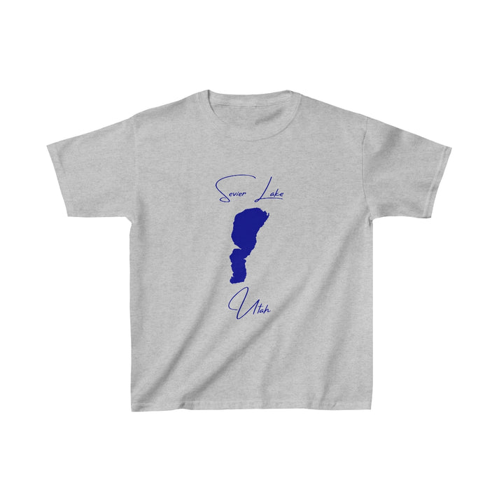 Utah  Sevier  Lake  Youth  T-shirt  front  position  view  from  front  sport  grey.webp