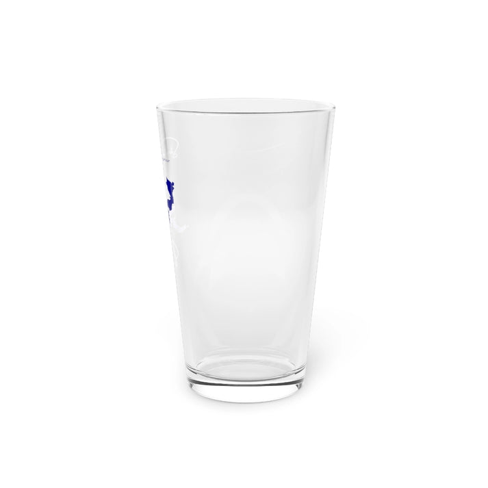 Utah  Starvation  Reservoir  16oz  Pint  Glass  front  position  view  from  right  16oz.webp