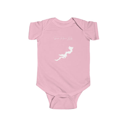 Utah  Starvation  Reservoir  Onesie  front  position  view  from  front  pink.webp