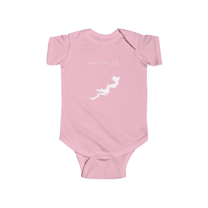 Utah  Starvation  Reservoir  Onesie  front  position  view  from  front  pink.webp