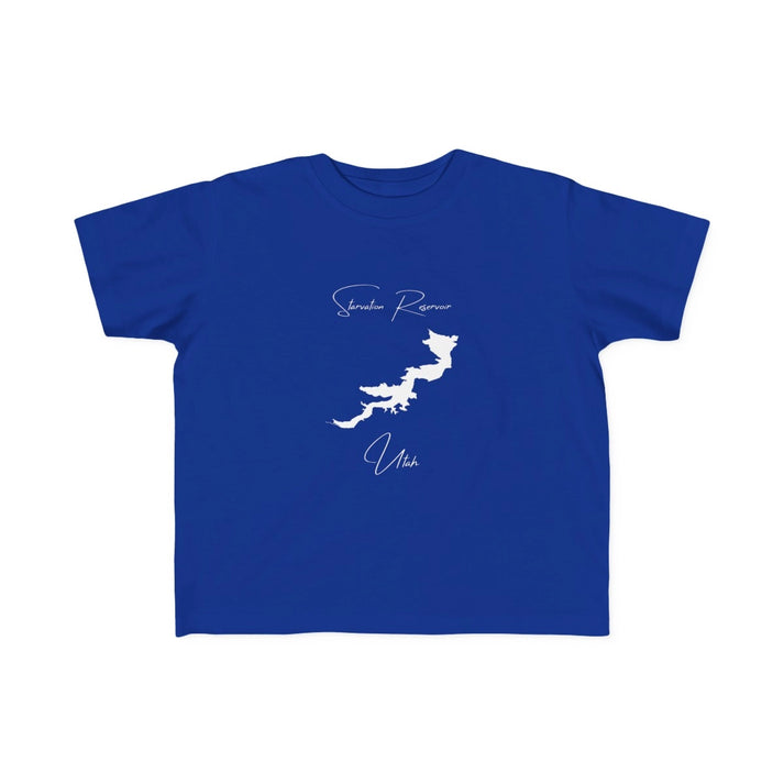Utah  Starvation  Reservoir  Toddler  T-shirt  front  position  view  from  front  royal.webp