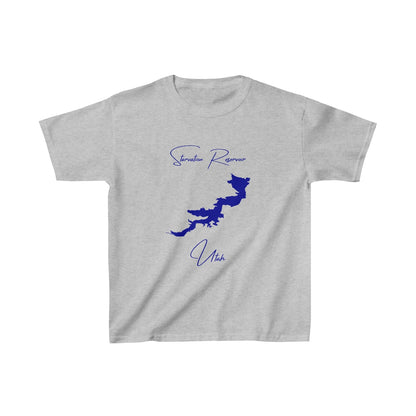 Utah  Starvation  Reservoir  Youth  T-shirt  front  position  view  from  front  sport  grey.webp