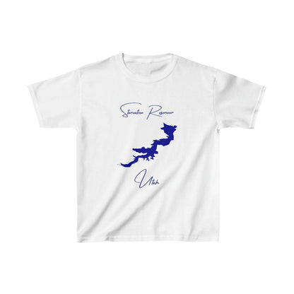 Utah  Starvation  Reservoir  Youth  T-shirt  front  position  view  from  front  white.webp