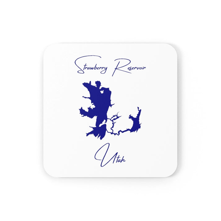 Utah  Strawberry  Reservoir  Coaster  Set  front  position  view  from  front  3.75  x  3.75.webp