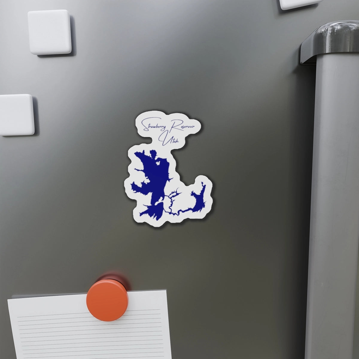 Utah  Strawberry  Reservoir  Die  Cut  Magnet  front  position  view  from  context-1  4  x  4.webp