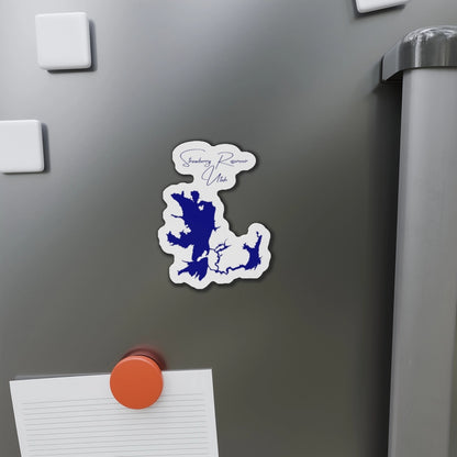 Utah  Strawberry  Reservoir  Die  Cut  Magnet  front  position  view  from  context-1  4  x  4.webp