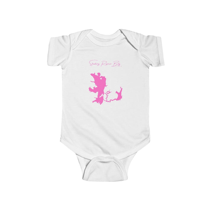 Utah  Strawberry  Reservoir  Onesie  front  position  view  from  front  white.webp