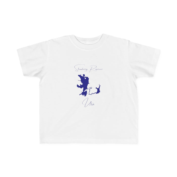 Utah  Strawberry  Reservoir  Toddler  T-shirt  front  position  view  from  front  white.webp