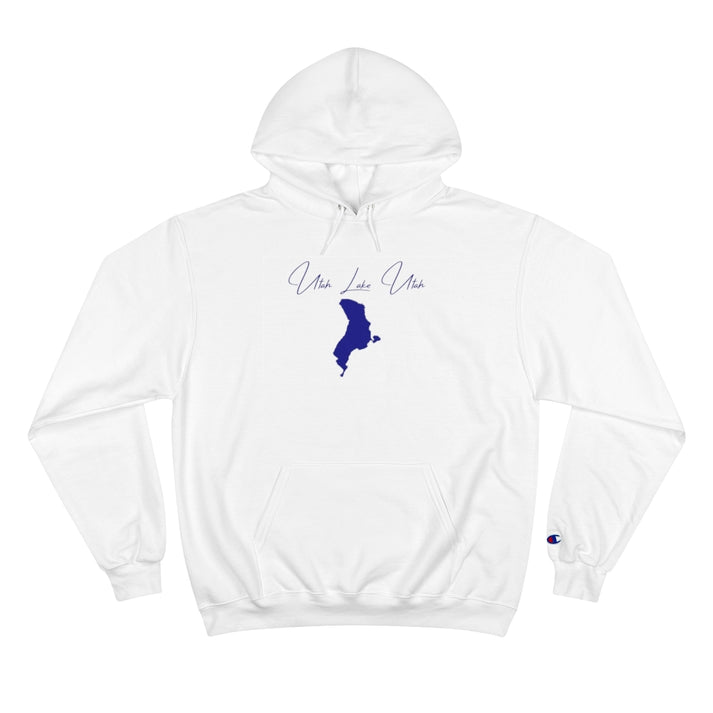 Utah  Utah  Lake  Hoodie  front  position  view  from  front  white.webp