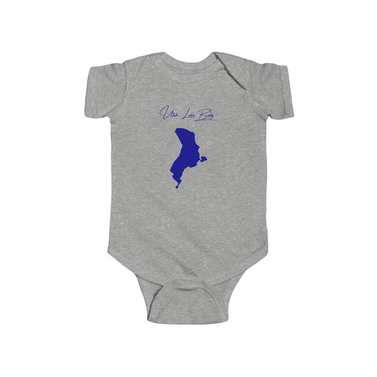 Utah  Utah  Lake  Onesie  front  position  view  from  front  heather.webp