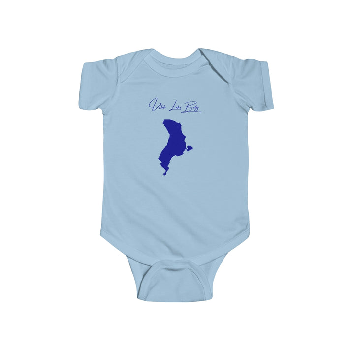 Utah  Utah  Lake  Onesie  front  position  view  from  front  light  blue.webp
