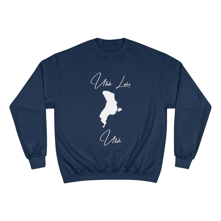 Utah  Utah  Lake  Sweatshirt  front  position  view  from  front  navy.webp