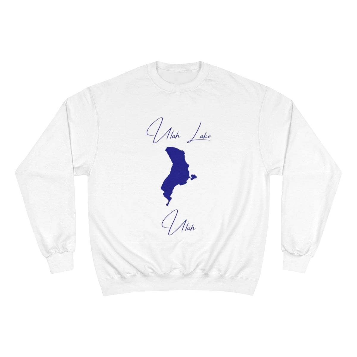 Utah  Utah  Lake  Sweatshirt  front  position  view  from  front  white.webp