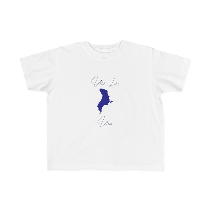 Utah  Utah  Lake  Toddler  T-shirt  front  position  view  from  front  white.webp