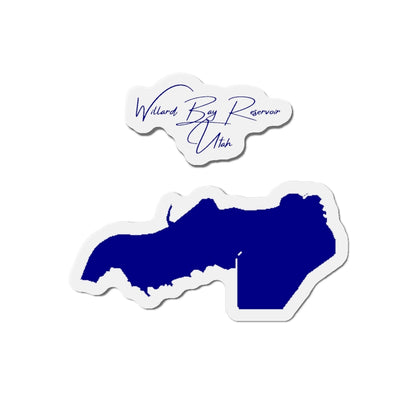 Utah  Willard  Bay  Reservoir  Die  Cut  Magnet  front  position  view  from  front  4  x  4.webp