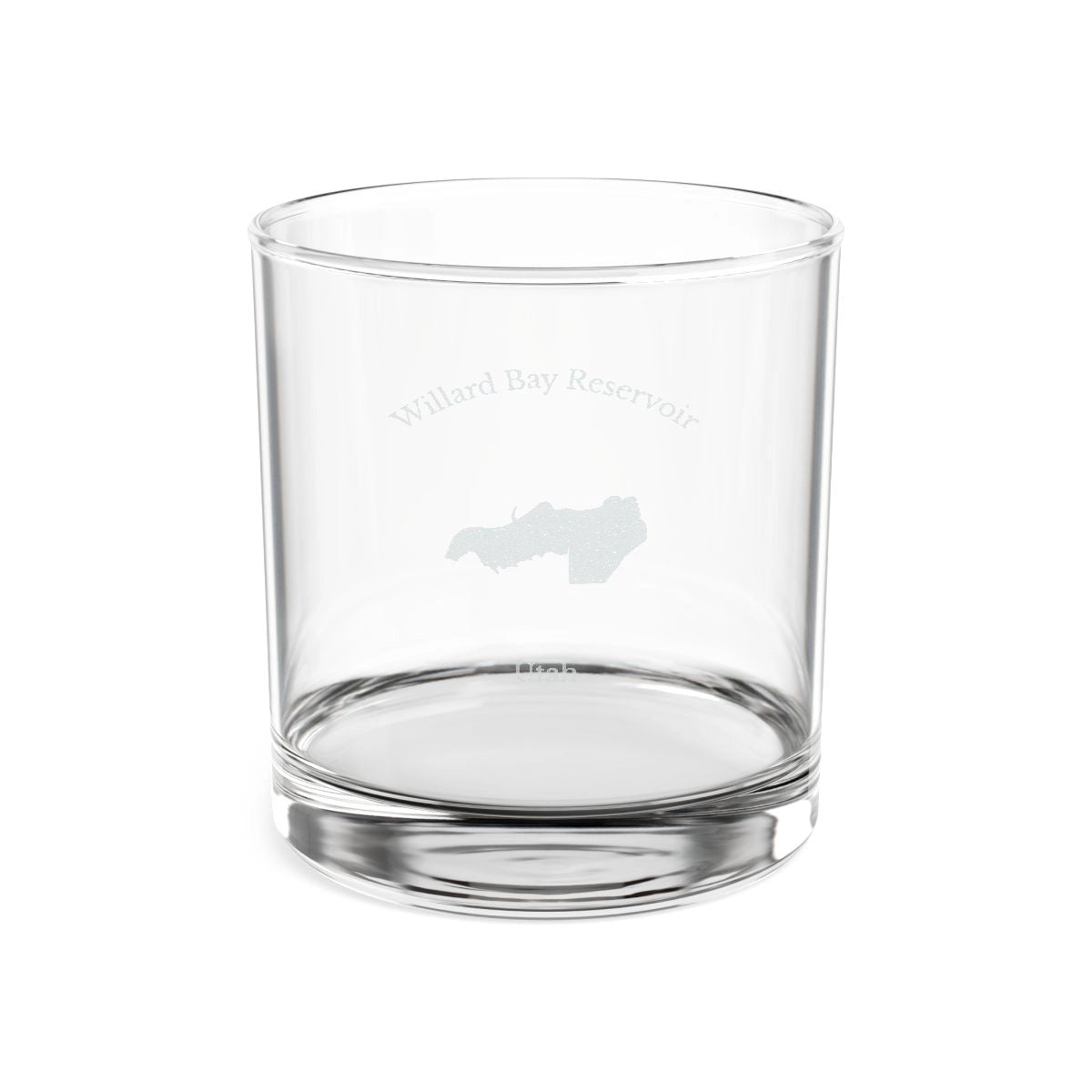 Utah  Willard  Bay  Reservoir  Engraved  Whiskey  Glass  other  position  view  from  front  10.5oz.webp