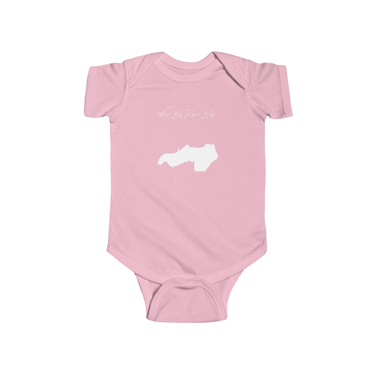 Utah  Willard  Bay  Reservoir  Onesie  front  position  view  from  front  pink.webp