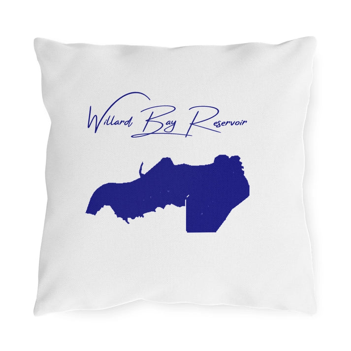 Utah  Willard  Bay  Reservoir  Outdoor  Pillow  front  position  view  from  front  16  x  16.webp