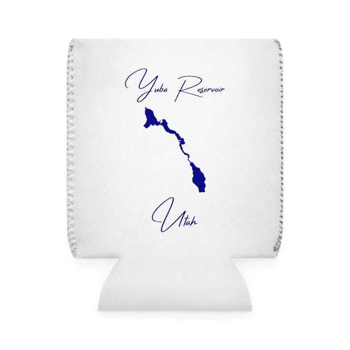 Utah  Yuba  Reservoir  Can  Koozie  front  position  view  from  front-1  white.webp